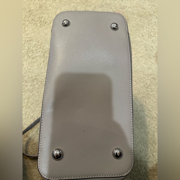 Michael Kors Gray Saffiano Leather Tote - Picture 10 of 11